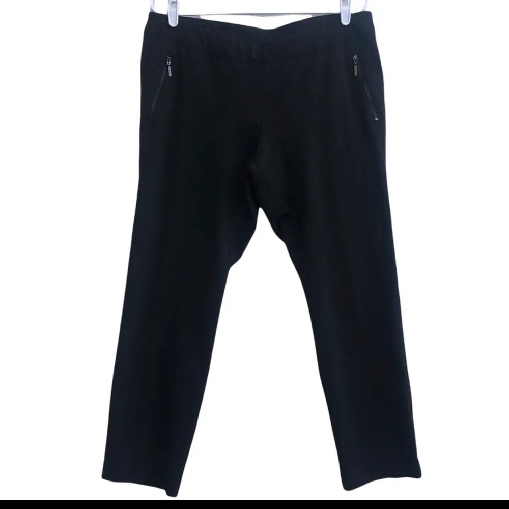 Brand New Lane Bryant Plus Size 18/20 Black Ponte Pants Zipper Pockets